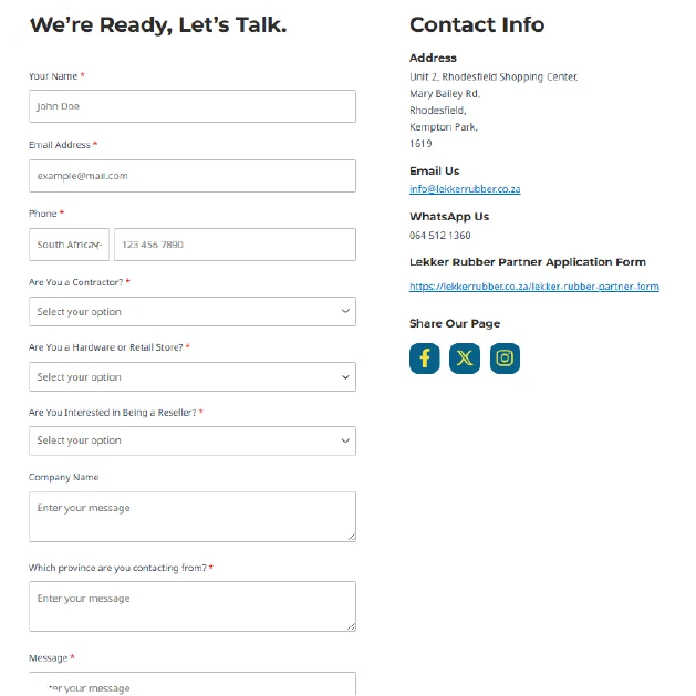 Contact Form